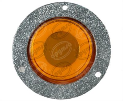 PLAFON LEDS AMBAR 2" 12/24V CON ARO LUZ GEL QBH STAR TUNEL 