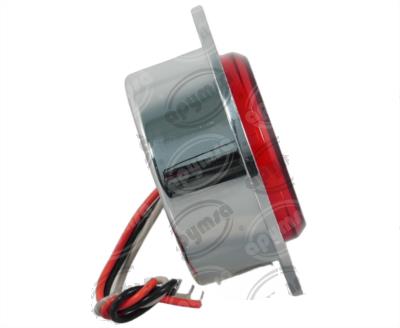 PLAFON LEDS ROJO 2" 12/24V CON ARO LUZ GEL QBH STAR TUNEL 