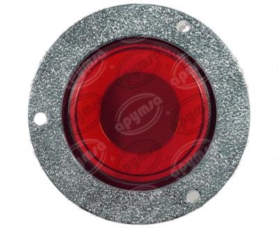PLAFON LEDS ROJO 2" 12/24V CON ARO LUZ GEL QBH STAR TUNEL 