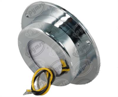 PLAFON LEDS AMBAR 2.5" 12/24V CON ARO LUZ GEL QBH STAR TUNEL 