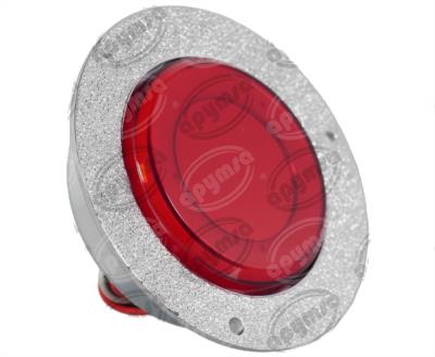 PLAFON LEDS ROJO 2.5" 12/24V CON ARO LUZ GEL QBH STAR TUNEL 