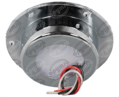 PLAFON LEDS ROJO 2.5" 12/24V CON ARO LUZ GEL QBH STAR TUNEL 