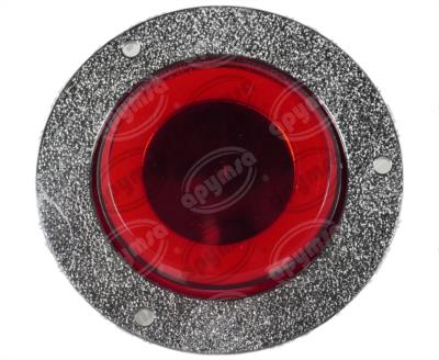 PLAFON LEDS ROJO 2.5" 12/24V CON ARO LUZ GEL QBH STAR TUNEL 