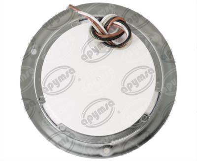 PLAFON LEDS BLANCO TRASERO 4" 12/24V CON ARO LUZ GEL QBH STAR TUNEL 