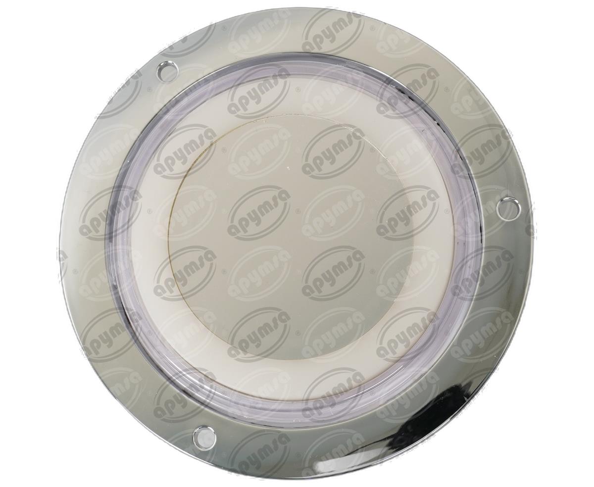 PLAFON LEDS BLANCO TRASERO 4" 12/24V CON ARO LUZ GEL QBH STAR TUNEL 