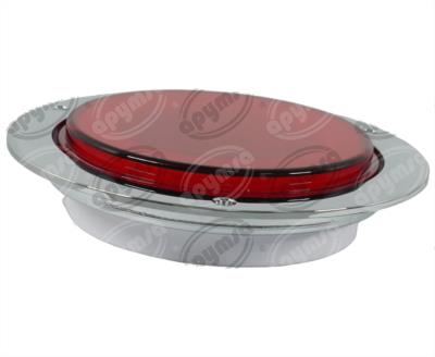 PLAFON LEDS ROJO 4" 48 LEDS 12/24V 1PZ REDONDO ATORNILLABLE QBH STAR GHOST 