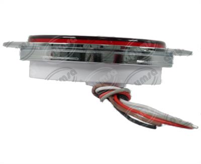 PLAFON LEDS ROJO 4" 48 LEDS 12/24V 1PZ REDONDO ATORNILLABLE QBH STAR GHOST 