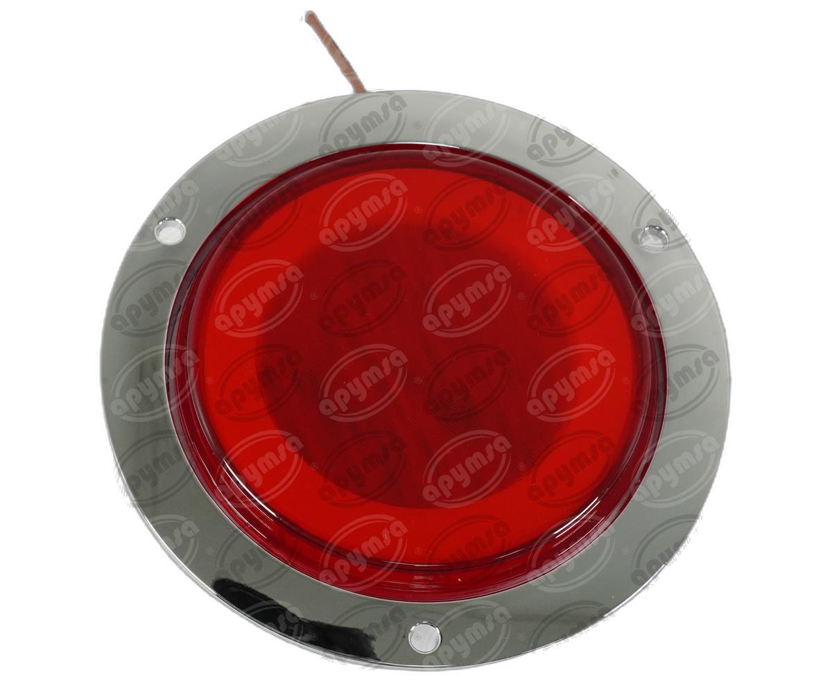 PLAFON LEDS ROJO 4" 48 LEDS 12/24V 1PZ REDONDO ATORNILLABLE QBH STAR GHOST 