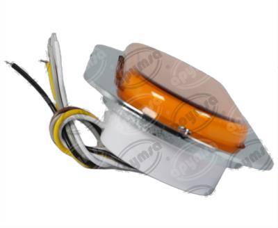 PLAFON LEDS AMBAR 6" 48 LEDS 12/24V 1PZ OVALADO ATORNILLABLE QBH STAR GHOST 