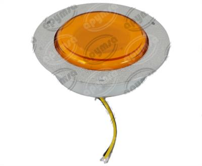 PLAFON LEDS AMBAR 2.5" 48 LEDS 12/24V 1PZ ATORNILLABLE QBH STAR GHOST 