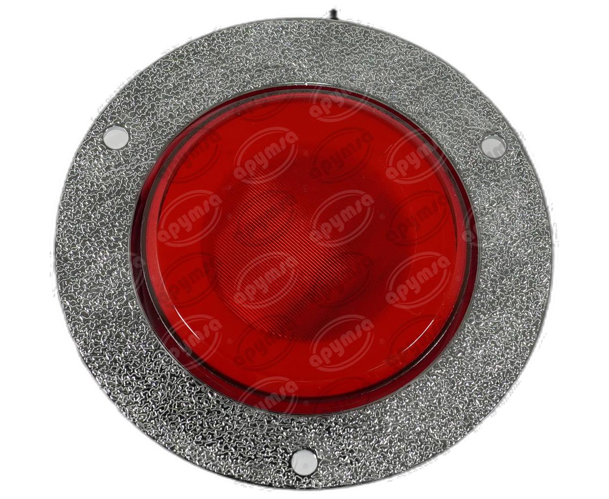 PLAFON LEDS ROJO 2.5" 48 LEDS 12/24V 1PZ ATORNILLABLE QBH STAR GHOST 