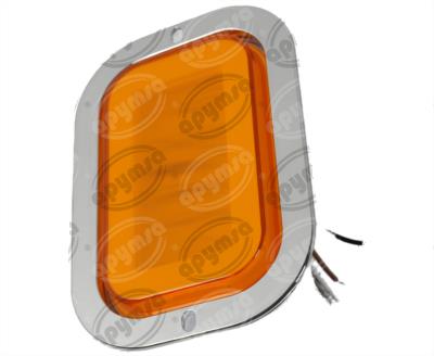 PLAFON LEDS AMBAR 6.5" 48 LEDS 12/24V 1PZ ATORNILLABLE RECTANGULAR QBH STAR GHOST 