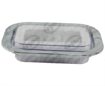 PLAFON LEDS BLANCO 6.5" 48 LEDS 12/24V 1PZ ATORNILLABLE RECTANGULAR QBH STAR GHOST 