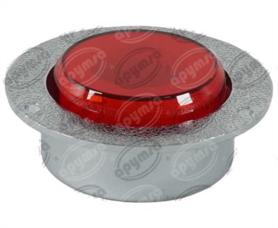 PLAFON LEDS ROJO 2" 48 LEDS 12/24V 1PZ ATORNILLABLE QBH STAR GHOST 