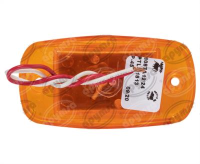 PLAFON LEDS MICA AMBAR 12 LEDS 12V - 24V TIPO TORTUGA TRAKTOLAMP 8087A 