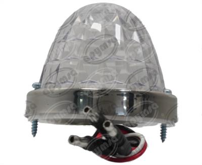 PLAFON LEDS TRANSPARENTE 3" 12-24V AMBAR PLASTICO QBH STAR WATERMELON 