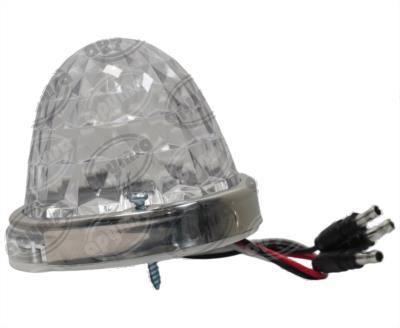 PLAFON LEDS TRANSPARENTE 3" 12-24V AMBAR PLASTICO QBH STAR WATERMELON 