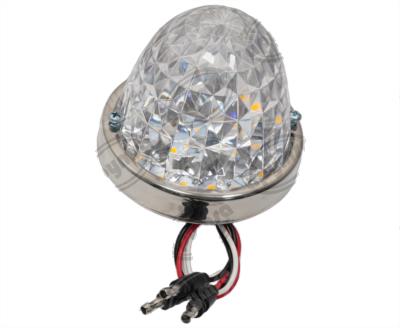 PLAFON LEDS TRANSPARENTE 3" 12-24V AMBAR PLASTICO QBH STAR WATERMELON 