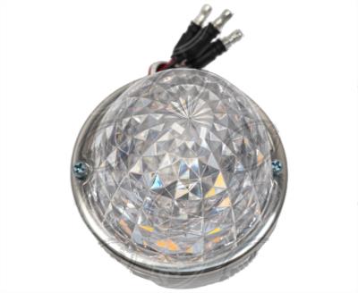 PLAFON LEDS TRANSPARENTE 3" 12-24V AMBAR PLASTICO QBH STAR WATERMELON 