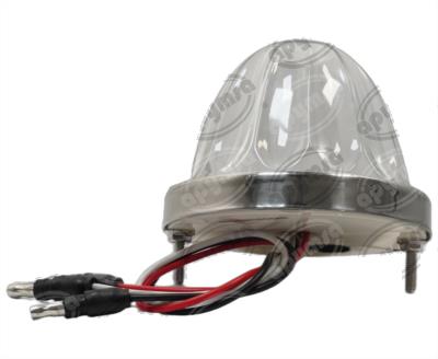 PLAFON LEDS ROJO 3" 2 LEDS 10/30V VIDRIO FOCO CAMBIABLE QBH STAR WATERMELON 