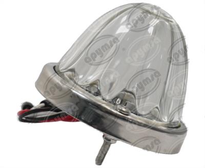 PLAFON LEDS ROJO 3" 2 LEDS 10/30V VIDRIO FOCO CAMBIABLE QBH STAR WATERMELON 