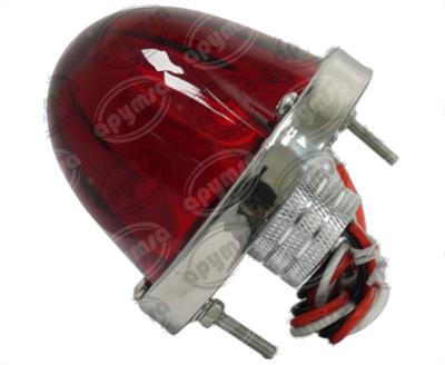 PLAFON LEDS TRANSPARENTE 3" 12 LEDS 10/30V VIDRIO ROJO+RGB QBH STAR WATERMELON 