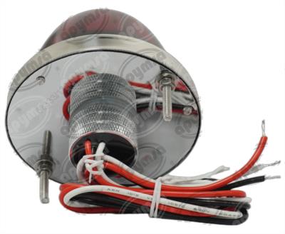 PLAFON LEDS TRANSPARENTE 3" 12 LEDS 10/30V VIDRIO ROJO+RGB QBH STAR WATERMELON 