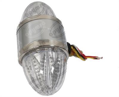 PLAFON LEDS TRANSPARENTE 4" 8 LEDS 10/30V PLASTICO AMBAR/MORADO QBH STAR WATERMELON 