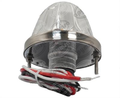 PLAFON LEDS TRANSPARENTE 3" 2 LEDS 10/30V VIDRIO AMBAR/AZUL FOCO CAMBIABLE QBH STAR WATERMELON 