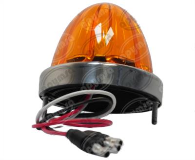 PLAFON LEDS AMBAR 3" 17 LEDS 10/30V PLASTICO QBH STAR WATERMELON 