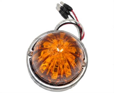 PLAFON LEDS AMBAR 3" 17 LEDS 10/30V PLASTICO QBH STAR WATERMELON 