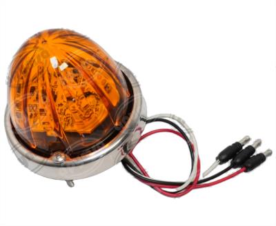 PLAFON LEDS AMBAR 3" 17 LEDS 10/30V PLASTICO QBH STAR WATERMELON 