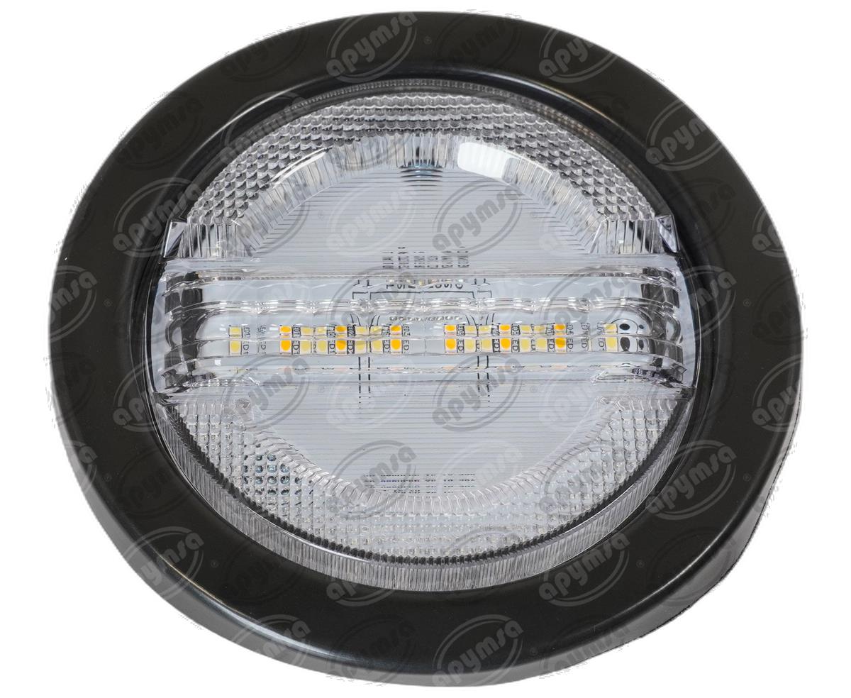 PLAFON LEDS TRANSPARENTE TRASERO 4" 36 LEDS 10/30V GROMMET MULTIFUNCIONAL QBH STAR 2979222 