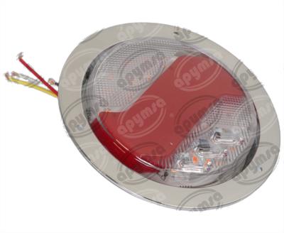 PLAFON LEDS AMBAR/BLANCO/ROJO TRASERO 4" 36 LEDS 10/30V MULTIFUNCION QBH STAR 2979224 