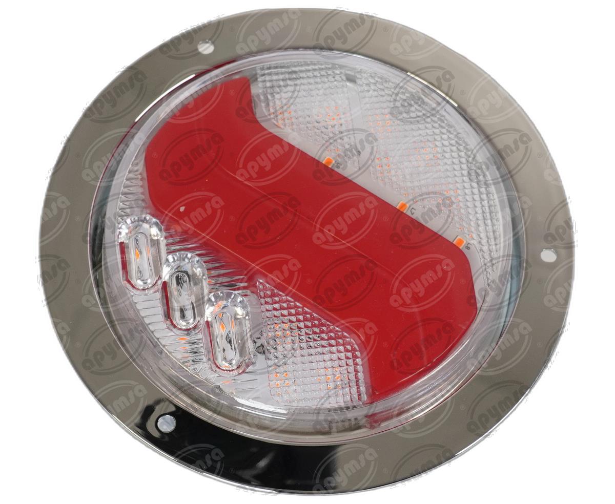 PLAFON LEDS AMBAR/BLANCO/ROJO TRASERO 4" 36 LEDS 10/30V MULTIFUNCION QBH STAR 2979224 