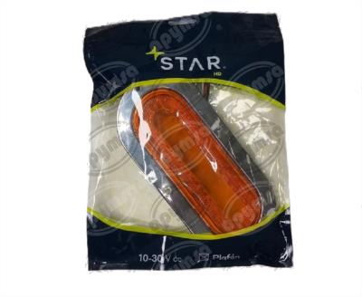 PLAFON LEDS AMBAR TRASERO 6" 30 LEDS 10/30V CONECTOR 3 PIN QBH STAR 2979226 