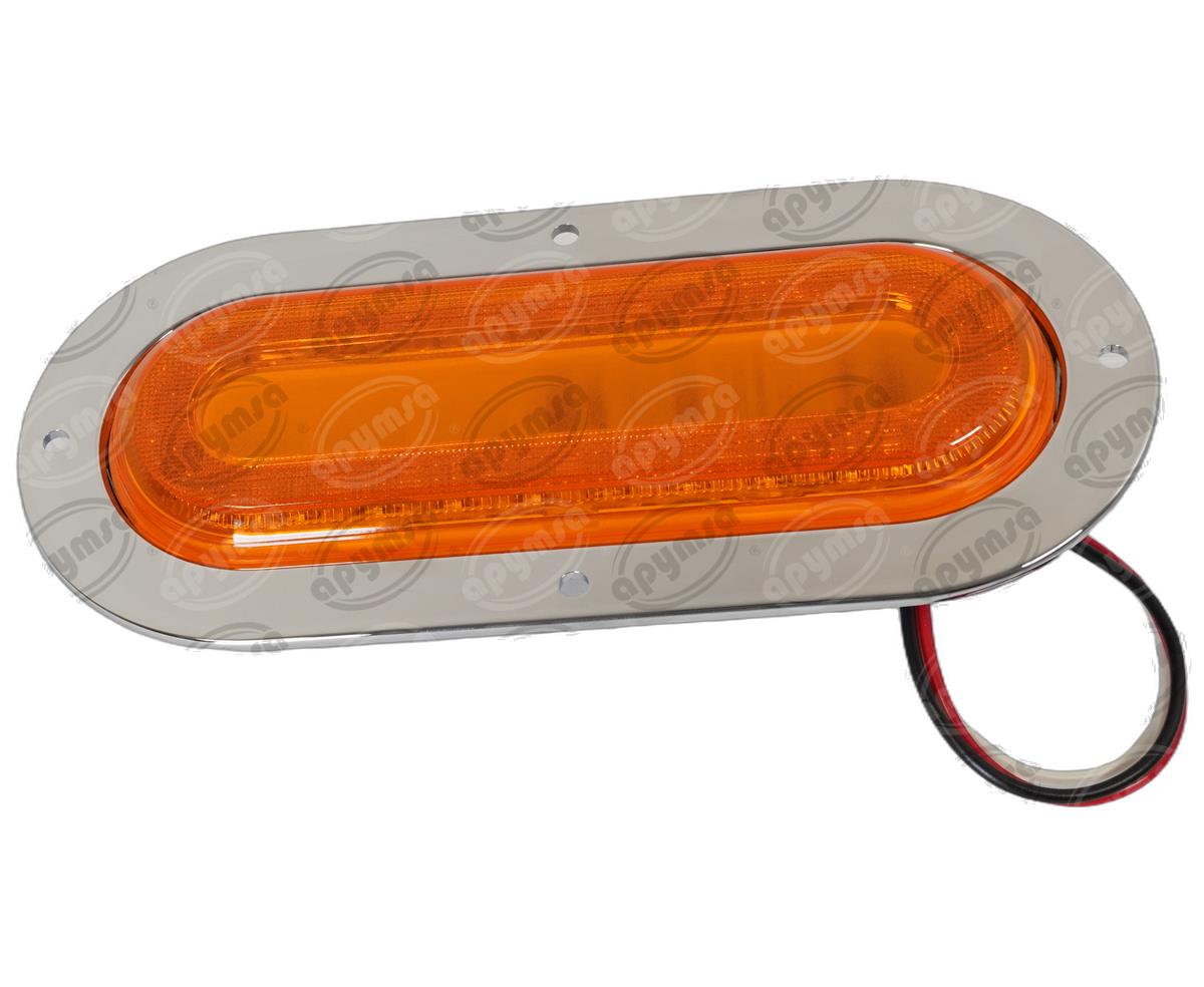 PLAFON LEDS AMBAR TRASERO 6" 30 LEDS 10/30V CONECTOR 3 PIN QBH STAR 2979226 