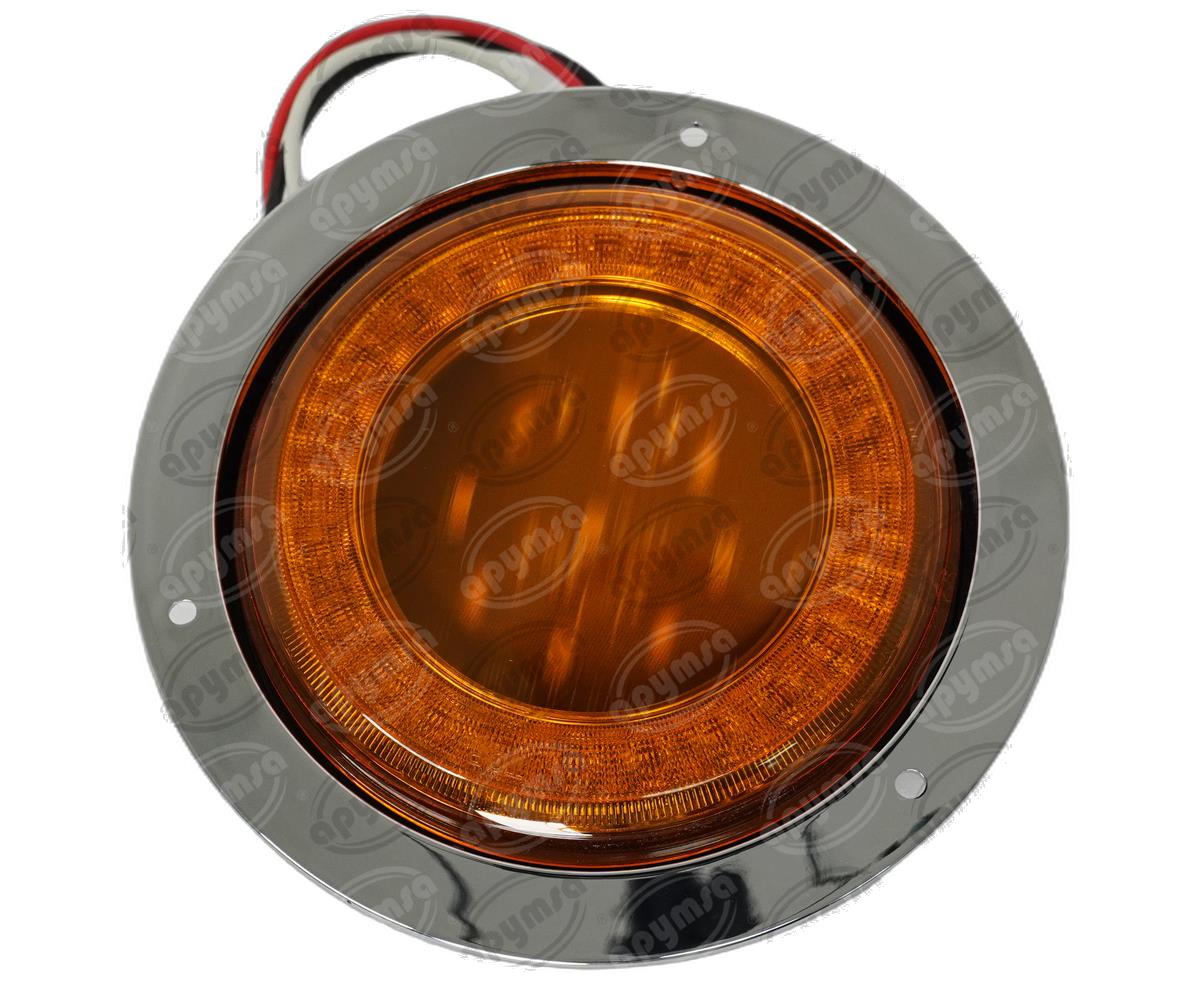 PLAFON LEDS AMBAR 4" 33 LEDS 10/30V CONECTOR 3 PIN QBH STAR 2979227 
