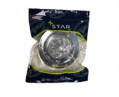 PLAFON LEDS TRANSPARENTE 3" 16 LEDS 10/30V DIRECCIONAL QBH STAR WATERMELON 