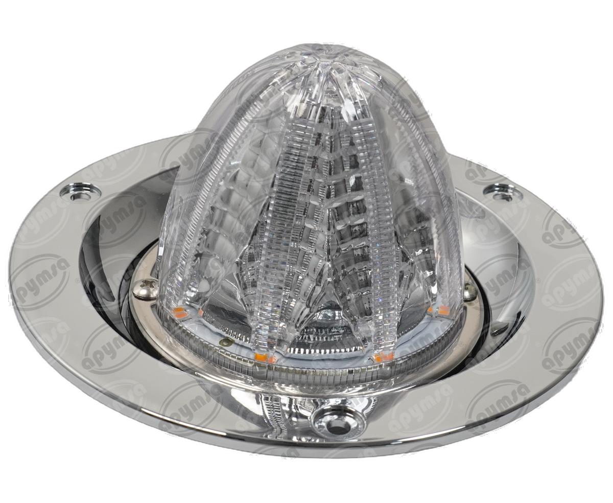 PLAFON LEDS TRANSPARENTE 3" 16 LEDS 10/30V DIRECCIONAL QBH STAR WATERMELON 