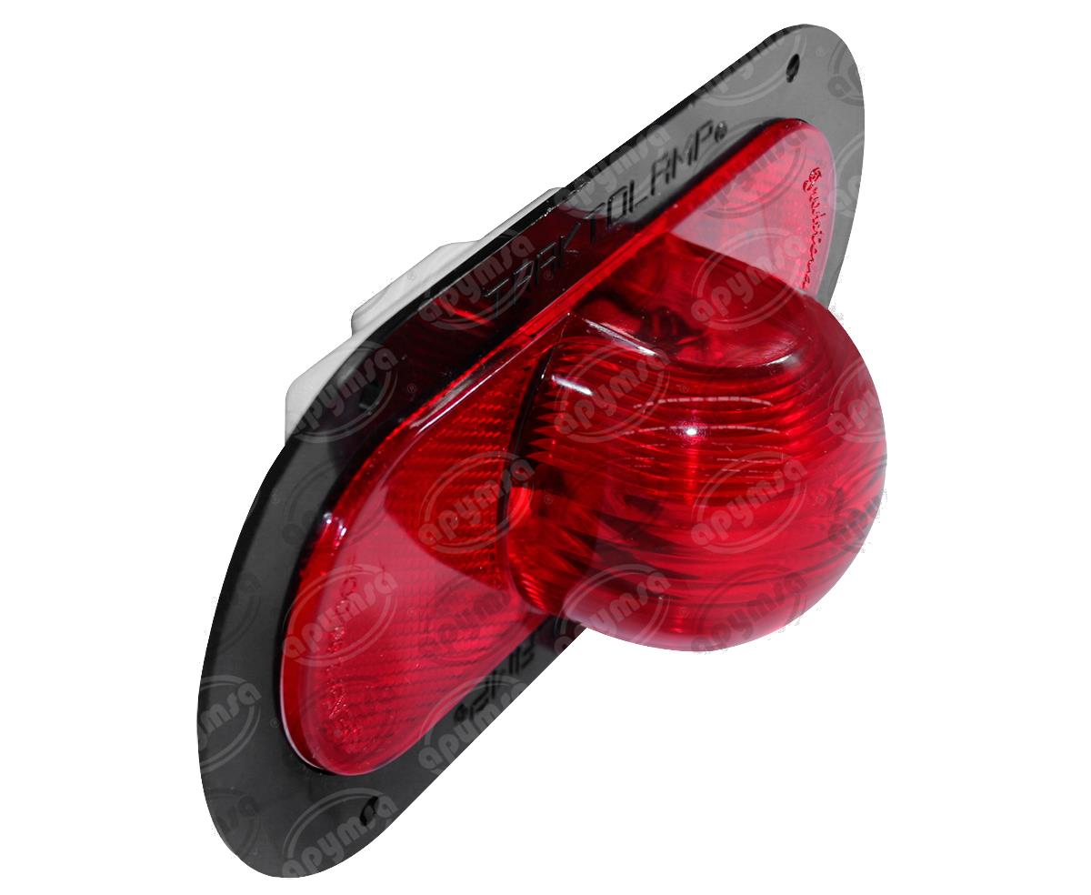 PLAFON SELLADO MICA ROJA POSICION LATERAL CON BOLA AL CENTRO ATORNILLABLE NACIONAL NACIONAL 2446 
