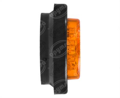 PLAFON LEDS MICA AMBAR 2" 9 LEDS 12V - 24V CON GROMMET TRAKTOLAMP 8091A 