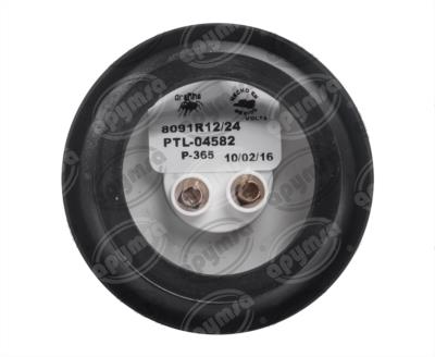 PLAFON LEDS MICA ROJA 2" 9 LEDS 12V - 24V CON GROMMET TRAKTOLAMP 8091R 