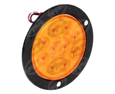 PLAFON SELLADO AMBAR TRASERO NACIONAL HY-088HLED-4 AMBAR 