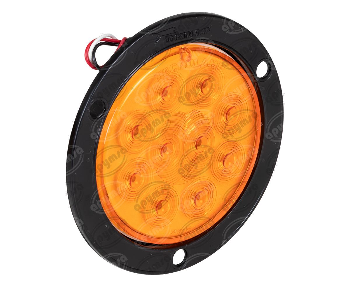 PLAFON SELLADO AMBAR TRASERO NACIONAL HY-088HLED-4 AMBAR 