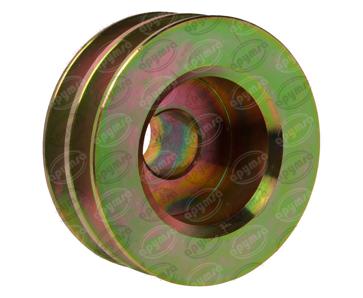 POLEA ALTERNADOR DELCO, LEECE NEVILLE 25SI, 29SI, 30SI, IR/EF, 2800JB 2 RANURAS POLTEK 1938553 
