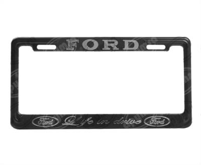 PORTA PLACA AUTOMOTRIZ FORD ( LIFE IN DRIVE ) JGO EXTREME A099-E-NT 