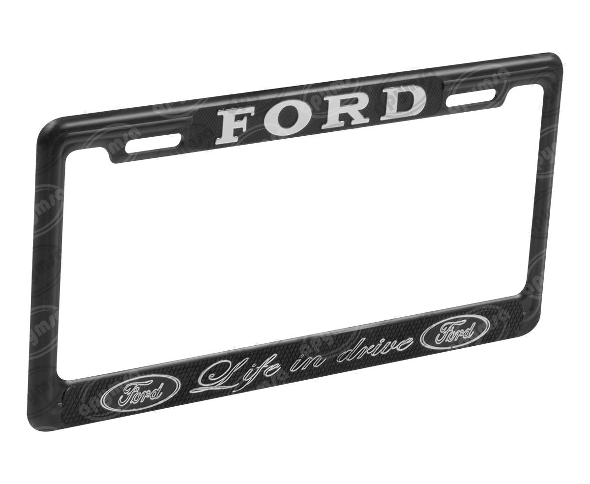 PORTA PLACA AUTOMOTRIZ FORD ( LIFE IN DRIVE ) JGO EXTREME A099-E-NT 
