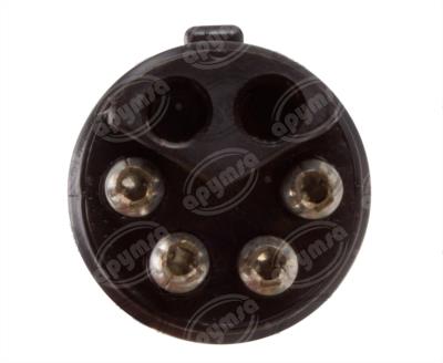 REGULADOR VOLTAJE ALTERNADOR HITACHI ER/EF 12V 50A CONECTOR REDONDO TRANSPO IH816 