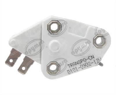 REGULADOR VOLTAJE ALTERNADOR DELCO 10SI, 12SI, 15SI, 17SI, 27SI, IR/EF 12V SIN BORNE TRANSPO D101 